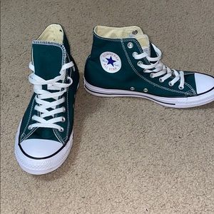 Like New Teal HighTop Converse Men’s size 7.5(9.5)